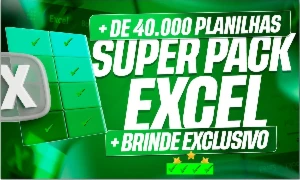 Super Pack Excel +40.000 Planilhas Editáveis+Br + Brinde - Outros
