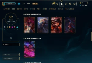 Conta lol / GM 73% winrate / full dados - League of Legends