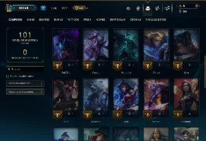 Prata 4 com 40 Champs e 3 Skins - League of Legends LOL