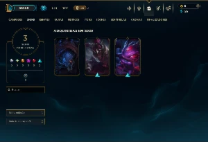 Prata 4 com 40 Champs e 3 Skins - League of Legends LOL