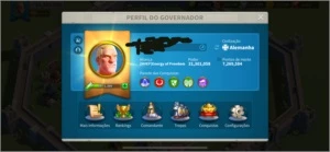 Conta RiseOfKingdoms 31m+ power - Outros