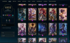 Conta rara com 1800+ skins - League of Legends LOL