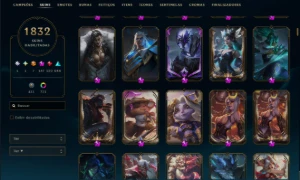 Conta rara com 1800+ skins - League of Legends LOL