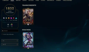 Conta rara com 1800+ skins - League of Legends LOL