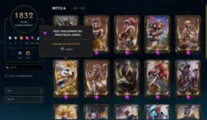Conta rara com 1800+ skins - League of Legends LOL
