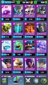 Clahs Royale - Nivel 10 - Arena 11 - 79/81 Cartas - Clash Royale