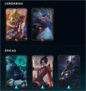 CONTA LOL 🌟 UNRANKED 🌟 20 SKINS 🌟 41 CAMPEOES - League of Legends