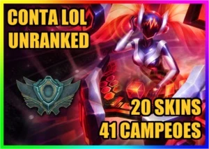 CONTA LOL 🌟 UNRANKED 🌟 20 SKINS 🌟 41 CAMPEOES - League of Legends