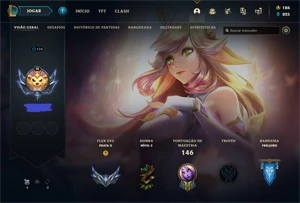Conta Main Suporte e ADCarry com Soraka Prestígio - League of Legends LOL