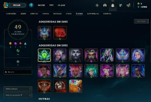 Conta DIAMANTE 4 | 71% Win - Lol (League Of Legends) Elomoon