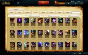 127 champs 62 skins 7 pags runa. - League of Legends LOL