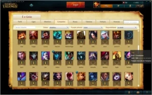 127 champs 62 skins 7 pags runa. - League of Legends LOL