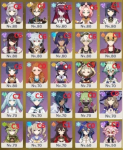 Conta AR60 NA F2P - Genshin Impact