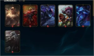 GOLD 3, 33 SKINS 90 CAMPEÕES - League of Legends LOL