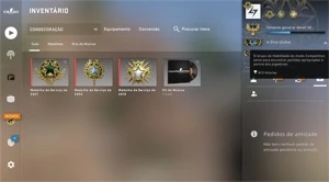 CSGO Prime, 17 Jogos, 3 Medalhas CSGO - Counter Strike