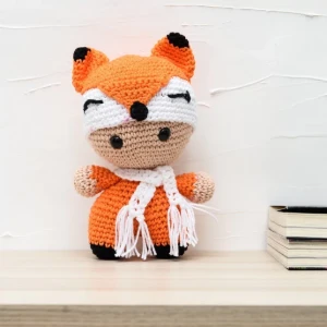 Bebê Raposa Amigurumi Artesanal Bebê Decoração Quarto - Artesanato e Personalizados