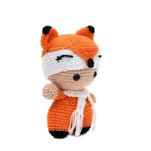 Bebê Raposa Amigurumi Artesanal Bebê Decoração Quarto - Artesanato e Personalizados