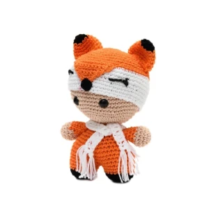 Bebê Raposa Amigurumi Artesanal Bebê Decoração Quarto - Artesanato e Personalizados