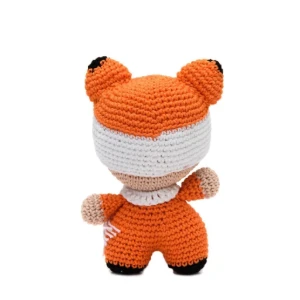 Bebê Raposa Amigurumi Artesanal Bebê Decoração Quarto - Artesanato e Personalizados