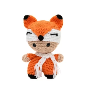 Bebê Raposa Amigurumi Artesanal Bebê Decoração Quarto - Artesanato e Personalizados