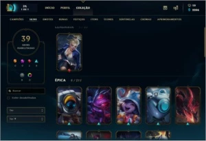 Conta League of Legends - Prata I - Smurf LOL