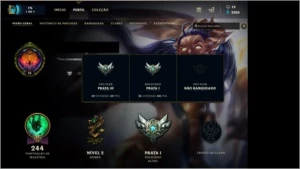 Conta League of Legends - Prata I - Smurf LOL
