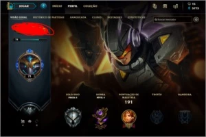 League of Legends conta boa e barata LOL