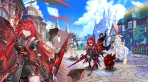 VConta Grand Chase Mobile + Elesis S e Arme S + Trajes