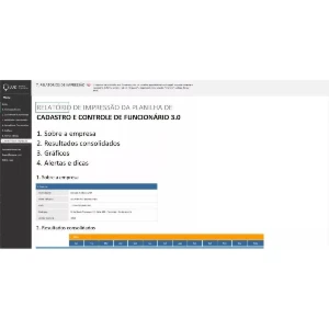 Planilha De Cadastro E Controle De Funcionários - Serviços Digitais