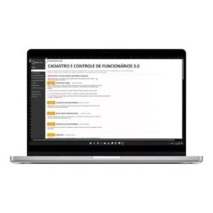Planilha De Cadastro E Controle De Funcionários