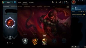 Conta LoL all champ, 32 skins, 5 paginas runas, 29 emots - League of Legends