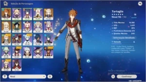 Conta do Genshin Impact AR 53 4-6 stars / 4-5 stars!!