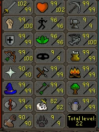 OSRS MAX 2.2k+ Total Main| Infernal, Quiver, Avernic - Runescape
