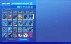 conta de fortnite 204 skins com renegade e caveirao roxo