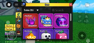 Conta blox fruits super boaaa(aceito propostas) - Roblox