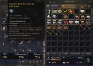 Conta Black Desert SA MAEHWA LVL 58 439 GS - Outros