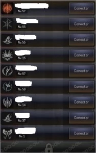 Conta Black Desert SA MAEHWA LVL 58 439 GS - Outros