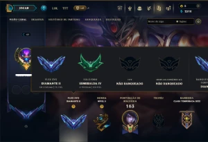 Esmeralda 4 com 60 Champs e 23 Skins +5 Vitoriosas