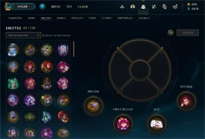 CONTA OURO 1 MMR ALTO - League of Legends LOL