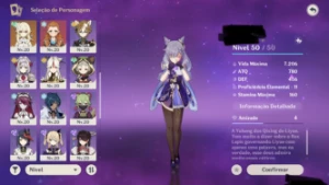 Conta na Ásia, América, Europa e TW, HK e MO com 2 5estrelas - Genshin Impact