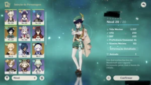 Conta na Ásia, América, Europa e TW, HK e MO com 2 5estrelas - Genshin Impact
