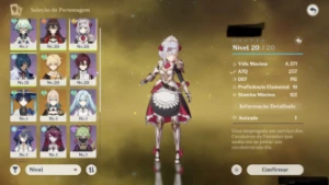 Conta na Ásia, América, Europa e TW, HK e MO com 2 5estrelas - Genshin Impact