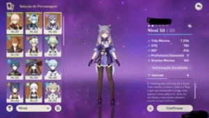 Conta na Ásia, América, Europa e TW, HK e MO com 2 5estrelas - Genshin Impact