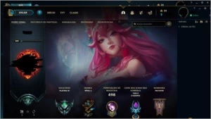 Conta platina 3, muitas skins - League of Legends LOL