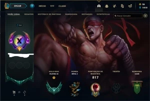 Conta de lol plat 3 main jg - League of Legends