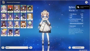 Conta AR36 possui 5 cinco estrelas - Genshin Impact