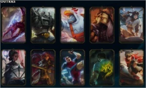 Conta League of legends: Unranked- 47 skins LOL