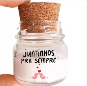 Mini Vela Aromática Brinde Dia dos Namorados 40g - Artesanato e Personalizados