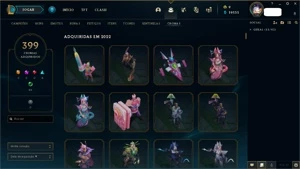 Platina 4, 1161 skins, CONTA TOP !!!!!! - League of Legends LOL