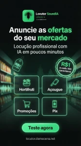 Locução Profissional para Vender Mais com a SoundIA! - Sites, Lojas e Sistemas Prontos Sites e Scripts